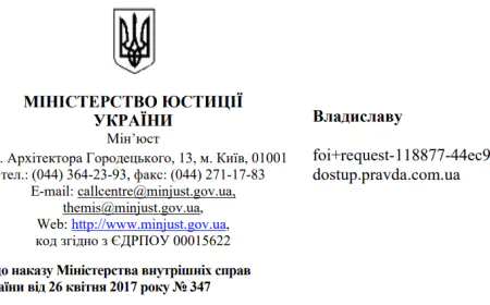 Відсутність  реєстрації в Мінюсті Наказу 347 про реєстрацію посвідчень для поліцейських