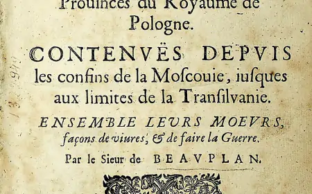 Книга Гійома Левассера де Боплана "Опис України" (1660 р.)